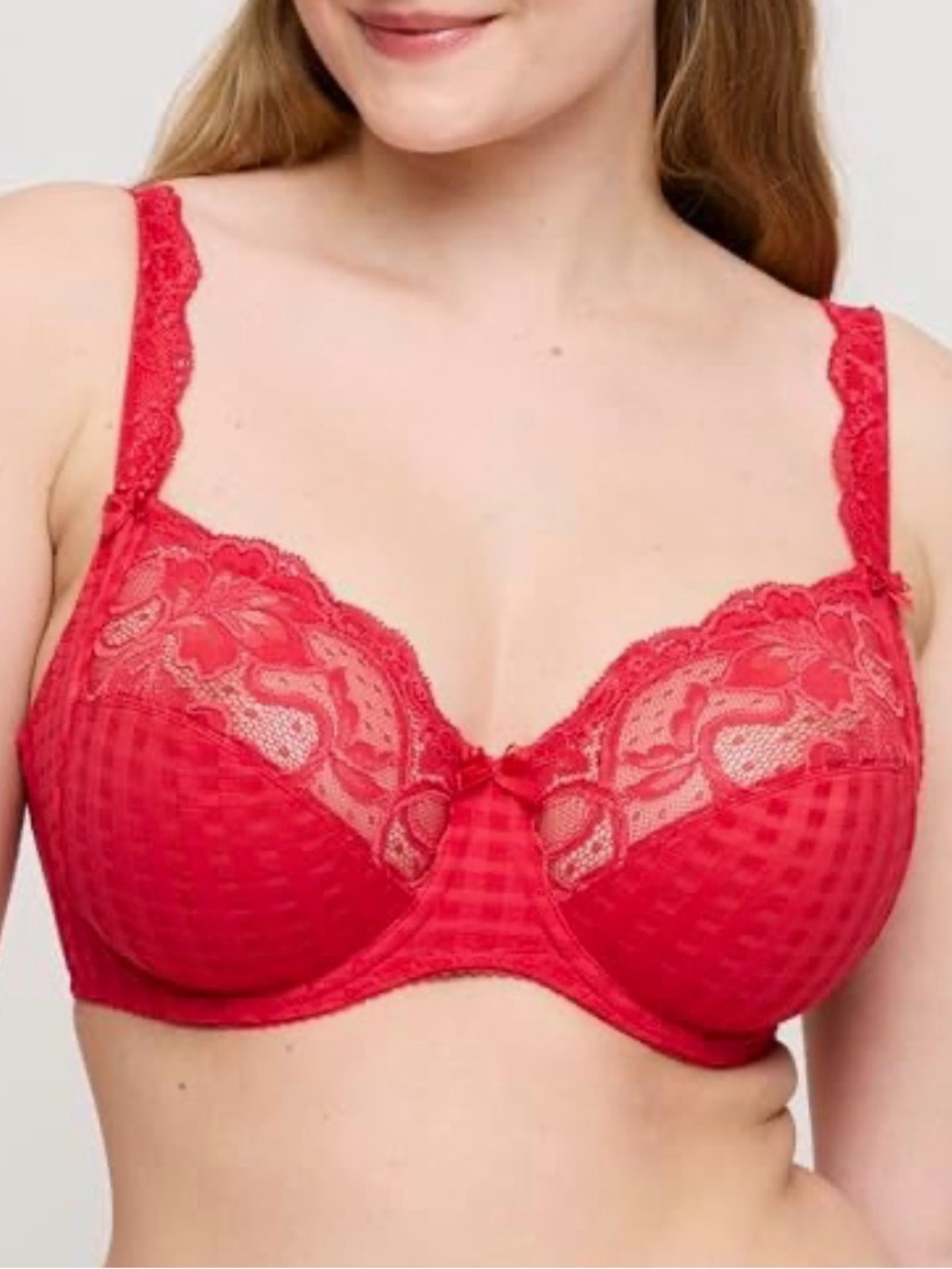 PrimaDonna Madison Full Cup Wire Bra, Scarlet Red - 36G - Like New